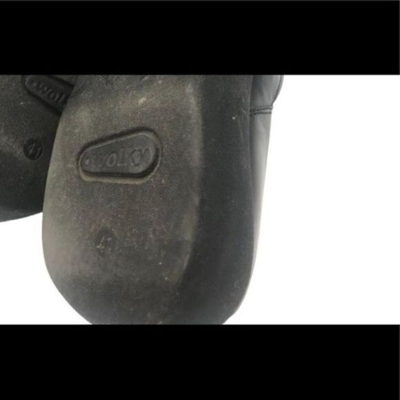 Wolky Black Platform Shoes Walking Comfort Size 41 EU US 10/10.5 - Picture 4 of 14